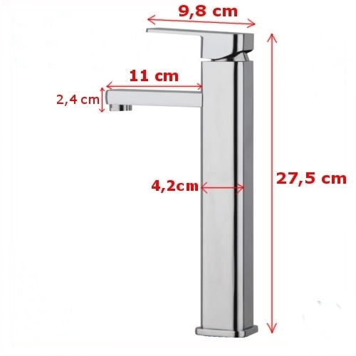 DILUSSO Bateria umywalkowa KR-9210 WYSOKA