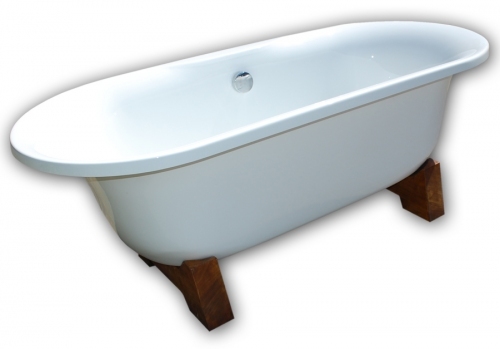 Wanna akrylowa retro A-203 1725×780×660mm nogi drewniane