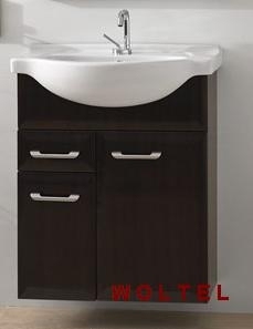 Amareno szafka B-DM-240/6 wenge połysk i umywalka UCG-65