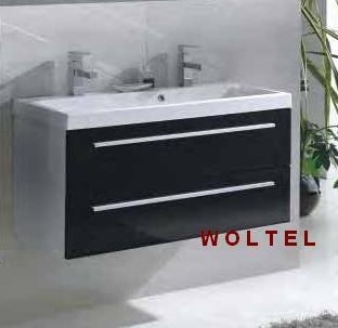 KWADRO BLACK SZAFKA + UMYWALKA 100 cm 163027