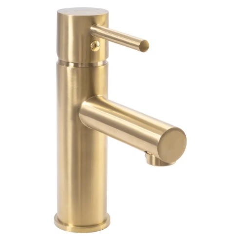 DILUSSO Bateria umywalkowa GOLD szczotkowana KR-1251