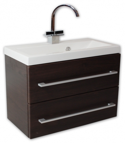 MDF Szafka 2 szufl. dowolne KOLORY + umywalka 60x39 cm