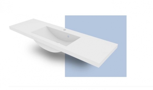 WAVE SZAFKA BIAŁA 100 cm VA-140/100/2-WS  + umywalka