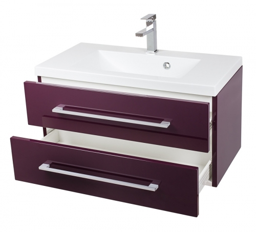 MDF SZAFKA MDF-C-80/2MB kolory lakier RAL cichy domyk MB + umywalka UMMC-800x390