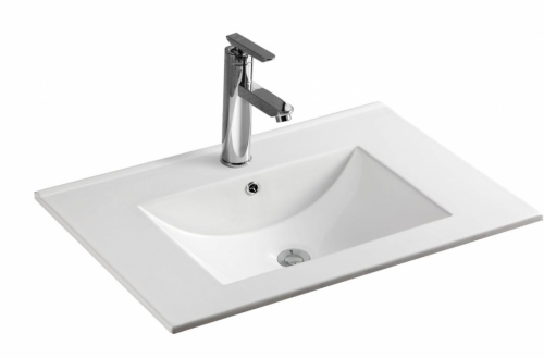 MDF SZAFKA MDF-U-70/2 CZARNA LAKIER + UMYWALKA UND-700 ( 70x46.5 cm)
