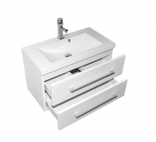 MDF SZAFKA MDF-U-70/2 BIAŁA LAKIER + UMYWALKA UND-700 ( 70x46.5 cm)