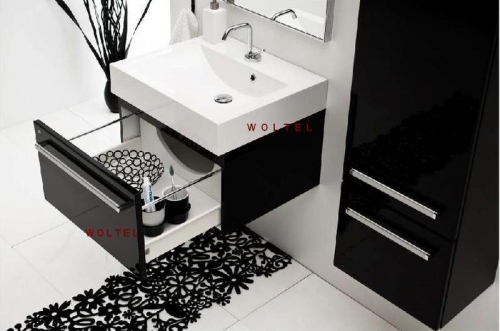 UMYWALKA 70 cm NABLATOWA  UNA-700-9017 czarna