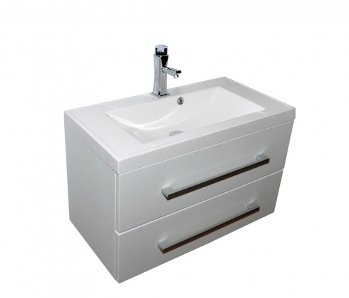 MDF SZAFKA MDF-U-70/2 BIAŁA LAKIER + UMYWALKA UND-700 ( 70x46.5 cm)