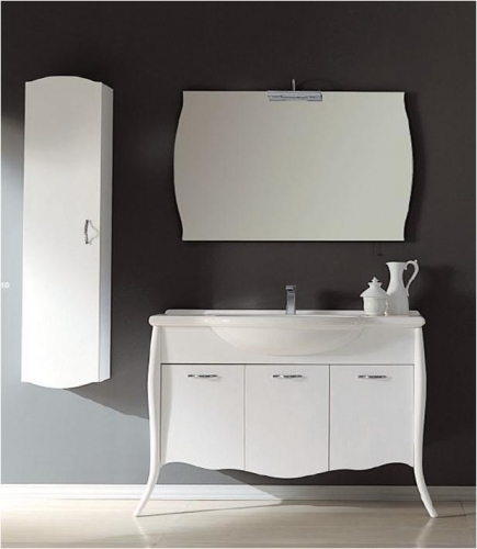DILUSSO GLAMOUR zestaw mebli LAKIER + umywalka 105 cm