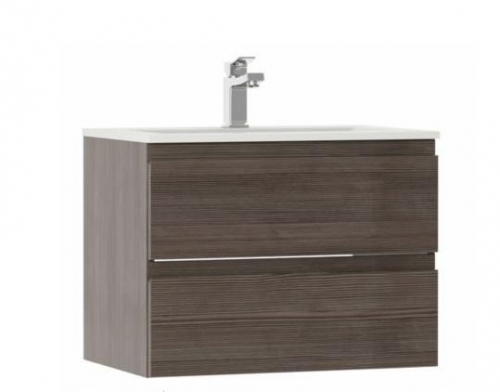 PAOLA Szafka MDF-C-80/2 trufla mat  + umywalka 80 cm