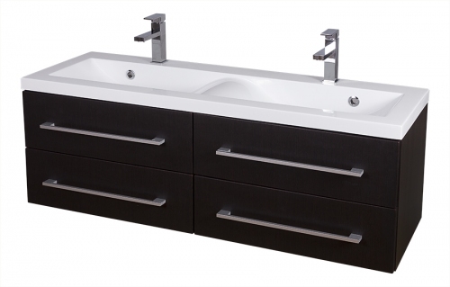 MDF szafka TRUFLA MDF-C-120  + umywalka 120 cm podwójna FALA
