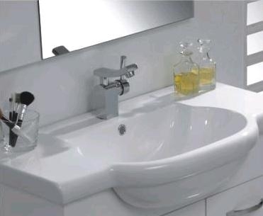DILUSSO zestaw mebli szafka +umywalka75 cm + regał