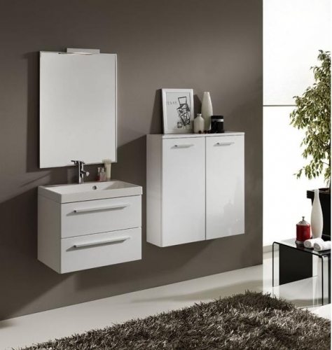 KWADRO WHITE SZAFKA + UMYWALKA  60 cm 162324