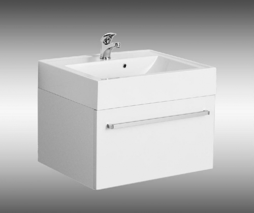 VARIETE  szafka FM-442/6 biała połysk + umywalka 60cm