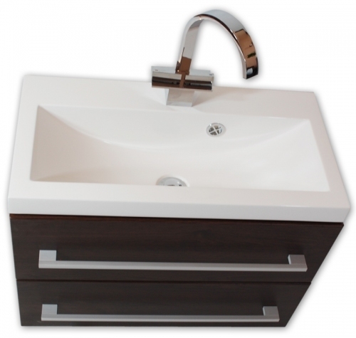 MDF Szafka 2 szufl. dowolne KOLORY + umywalka 60x39 cm