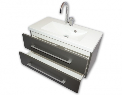 Szafka MDF-C-80/2 LAVA MAT + umywalka 80 UMMC-800