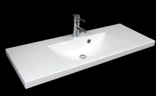 Umywalka prostokątna UMMC-1000x390 ( 100x39 cm)