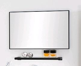 F-4 Lustro 65x90cm, rama aluminowa czarna ALC-65x95