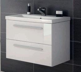 SET  KWADRO WHITE SZAFKA + UMYWALKA  60 cm CERAMICZNA 164669