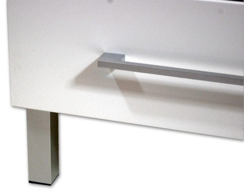MDF SZAFKA BIAŁA LAKIER MDF-U-70/3 + umywalka UND-700 ( 70x46.5 cm)