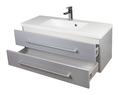 Szafka MDF-C-80/2MB SZARY POŁYSK + umywalka 80 UMMC-800