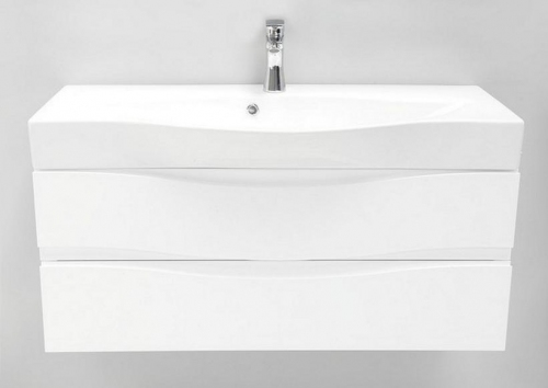 WAVE SZAFKA BIAŁA 80 cm VA-140/80/2 + UMYWALKA