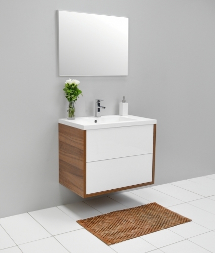 Grande szafka 60 cm orzech dijon GR-140/60-3734/WS + umywalka UMMR-600C