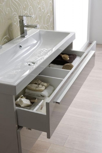 KWADRO BLACK SZAFKA + UMYWALKA 100 cm 163027