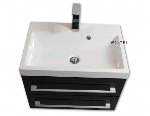 Szafka MDF-C-60/2  lakier kolory RAL  cichy domyk  + umywalka KWADRO 60 biała