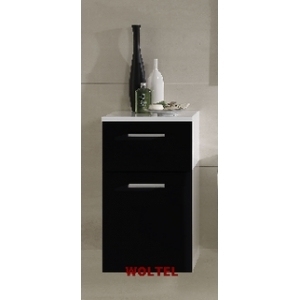 KWADRO BLACK KOMODA Z SZUFLADĄ 163028