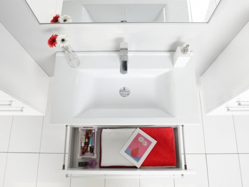 VARIETE CERAMIC szafka FM-AT-442/85/2GT BIAŁA + umywalka UCS-AT-85