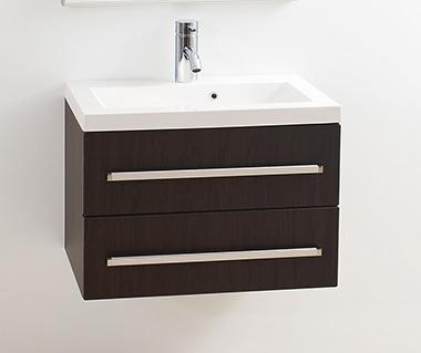 MDF SZAFKA MDF-C-50/2 WENGE POŁYSK + UMYWALKA CLEVER 50 (50x39cm )