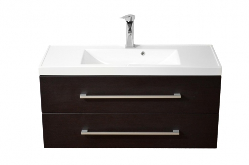 SZAFKA MDF-100/2 TRUFLA  MAT + UMYWALKA 100/39 cm