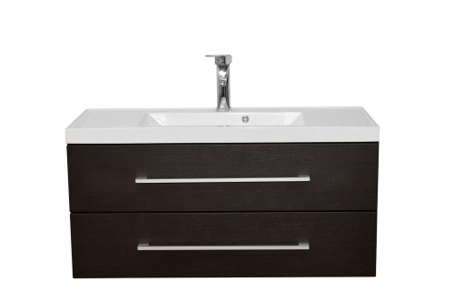 SZAFKA MDF-100/2 TRUFLA  MAT + UMYWALKA 100/39 cm