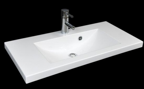 Umywalka prostokątna UMMC-800x390 ( 80x39 cm) LANY MARMUR