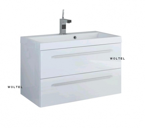 KWADRO WHITE SZAFKA + UMYWALKA 80 cm 162309