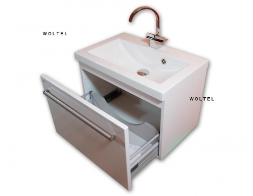 VARIETE  SZAFKA BIAŁA FM-C-442/6 + UMYWALKA 60cm