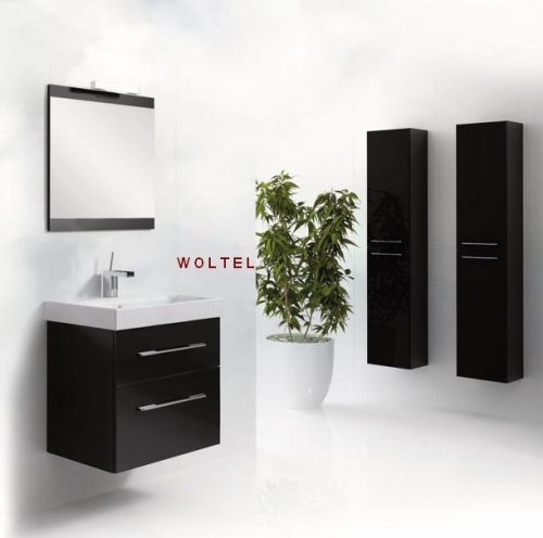 BARCELONA szafka BLACK + umywalka 60 cm  164348