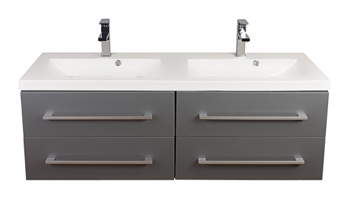 MDF szafka GRAFIT LAKIER MDF-C-120   + umywalka 120 cm podwójna