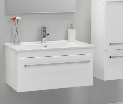 VARIETE CERAMIK SZAFKA BIAŁA  FM-AT-442/85 + UMYWALKA CERAMICZNA UCS-AT-85