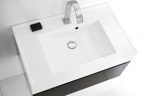 CANTARE szafka FSM-342/7GT-46/46 GRAFIT/FINO + umywalka UNA-700