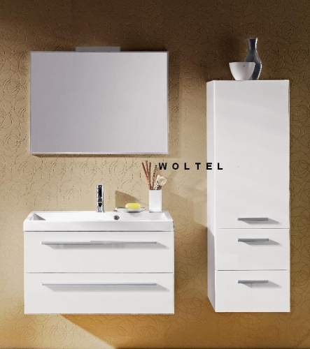 KWADRO WHITE zestaw mebli z umywalką 80 cm 162309