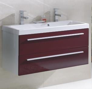 KWADRO RED SZAFKA + UMYWALKA 100 cm 162331