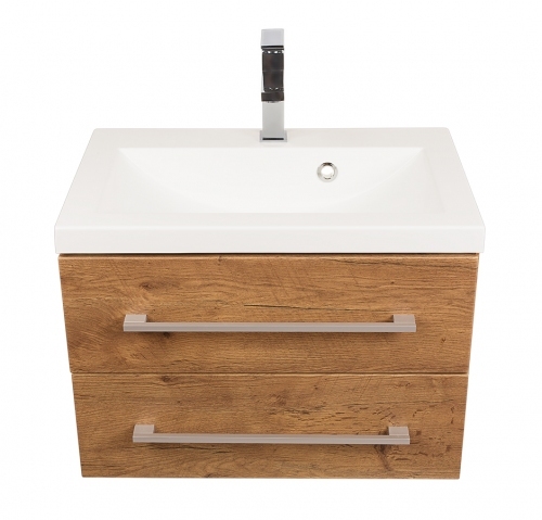 MDF SZAFKA LANZELOT STARE DREWNO 2 szufl.MB  + UMYWALKA 60 cm